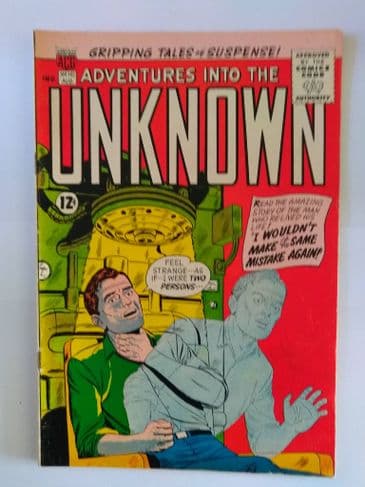 ADVENTURES IN TO THE UNKNOWN NO 142 AUGUST 1963