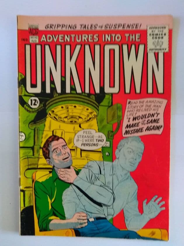 ADVENTURES IN TO THE UNKNOWN NO 142 August 1963