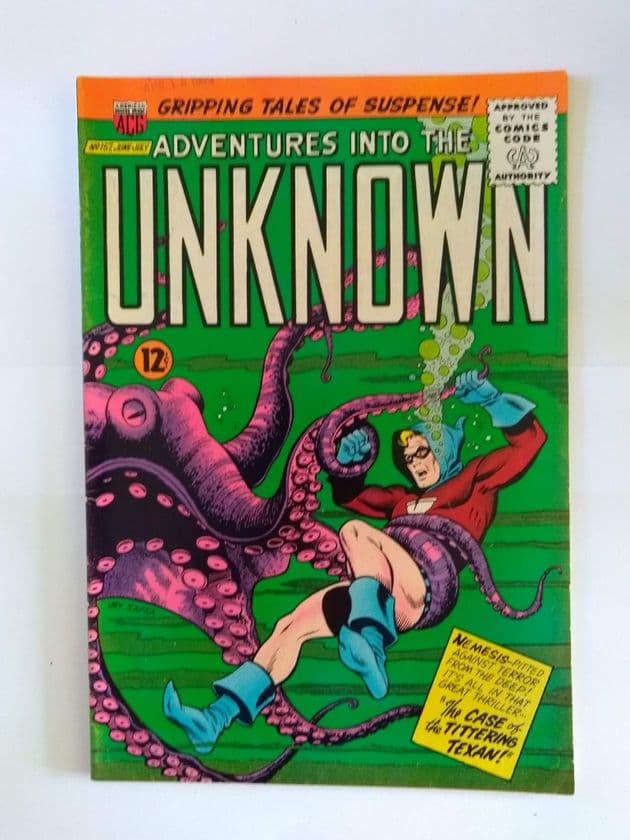 ADVENTURES IN TO THE UNKNOWN NO 157 June/July 1965