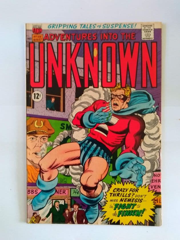 ADVENTURES IN TO THE UNKNOWN NO 166 August 1966