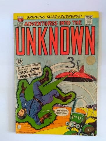 ADVENTURES IN TO THE UNKNOWN NO 174 AUGUST 1967