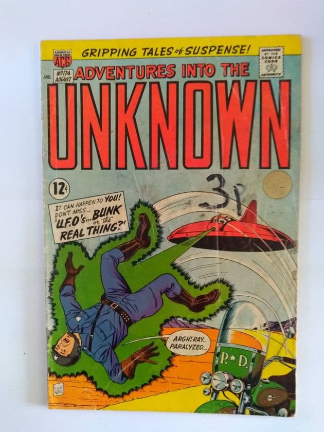 ADVENTURES IN TO THE UNKNOWN NO 174 August 1967