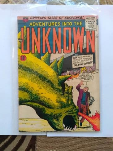 ADVENTURES IN TO THE UNKNOWN NO 89 1957