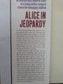 ALICE IN JEOPARDY  BY ED MCBAIN. (HARDBACK)