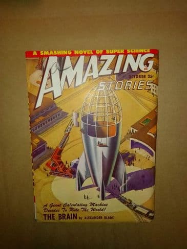 AMAZING STORIES Oct 1948 Vol 22 No 10.
