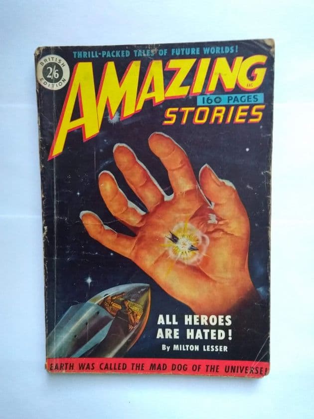 AMAZING STORIES (UK) NO 8 NOV 1951 (PAPERBACK)