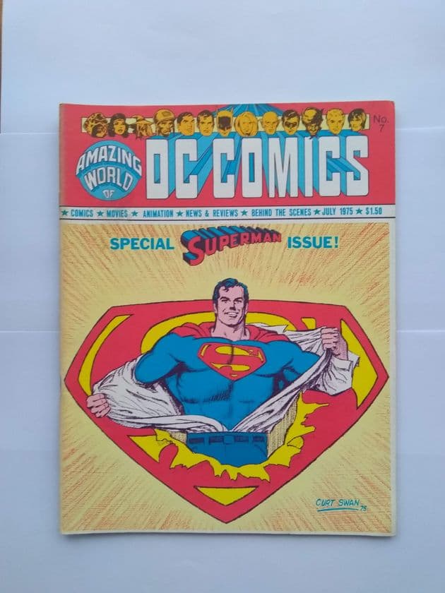 AMAZING WORLD OF D C COMICS July 1975 VOL 2 NO 7