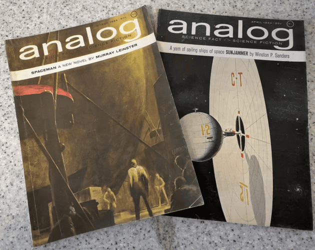 ANALOG SCIENCE FICTION (SPACEMAN by Murray Leinster) (2 ISSUES)