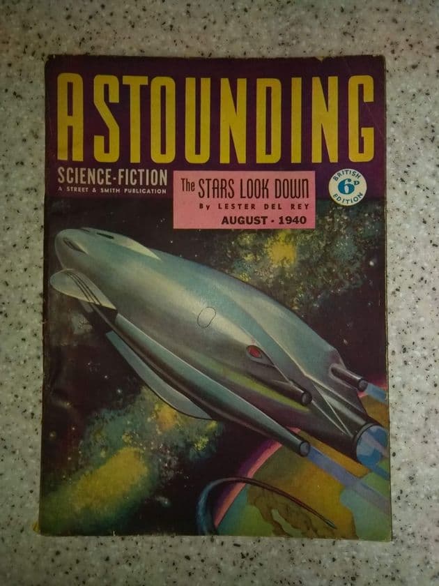 ASTOUNDING Science Fiction (British Edition) August 1940 Vol 25 No 6.