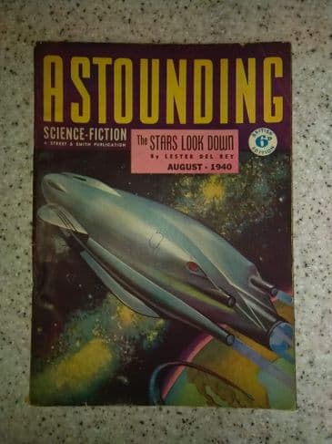ASTOUNDING Science Fiction (British Edition) August 1940 Vol 25 No 6.