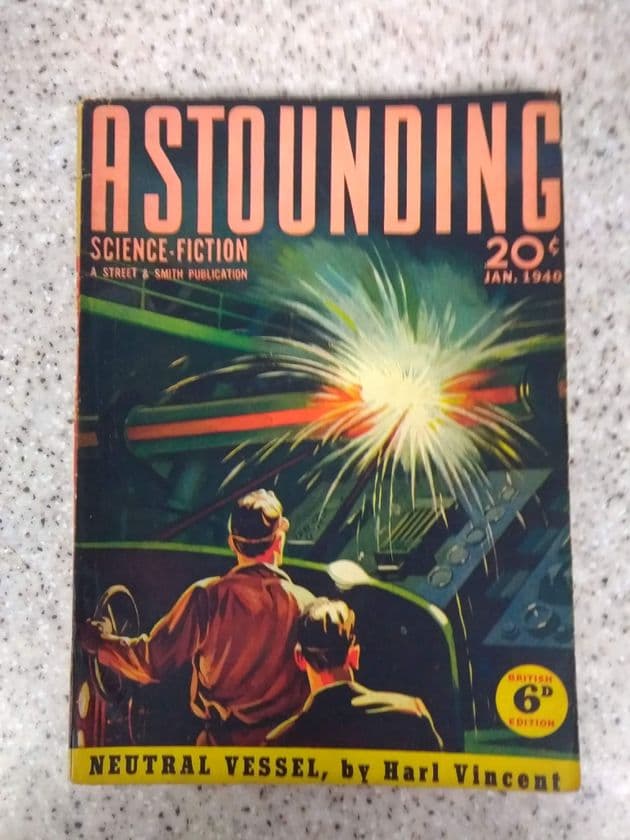 ASTOUNDING Science Fiction (British Edition) Jan 1940 Vol 24 No 5.