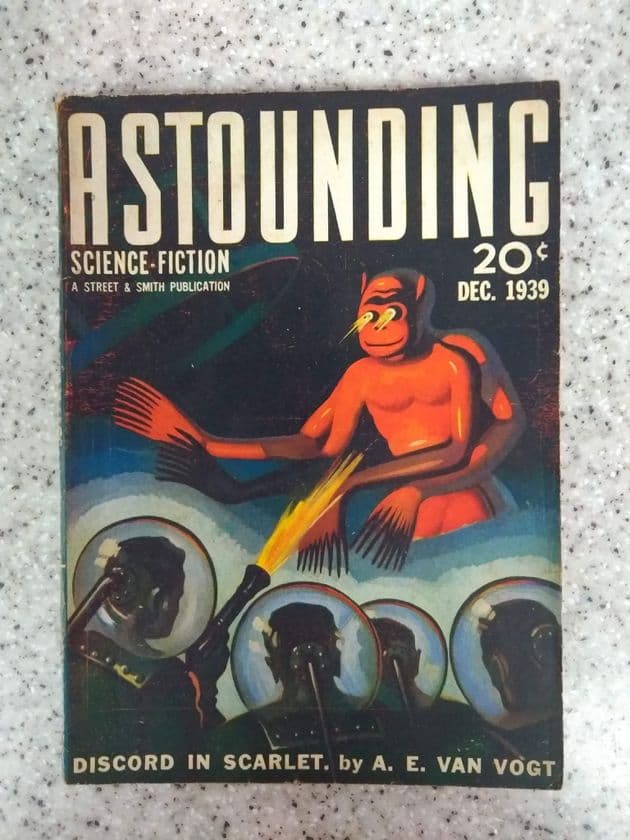 ASTOUNDING Science Fiction December 1939 Vol 24 No 4.