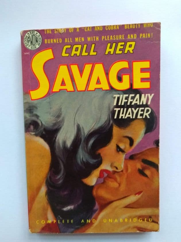 AVON CALL HER SAVAGE by Tiffany Thayer (No.291 ) (Paperback)