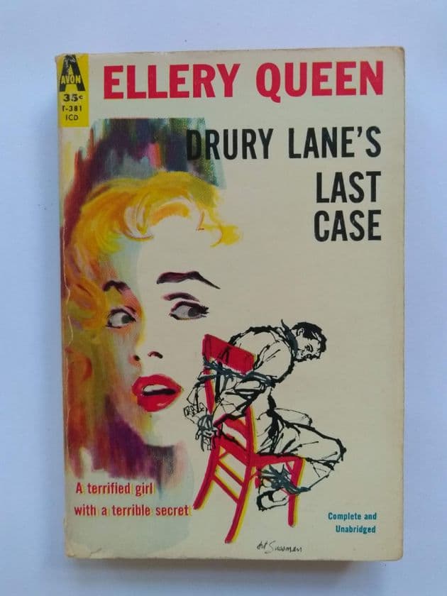 AVON  DRURY LANE'S LAST CASE by Ellery Queen (No.T-381)(Paperback)