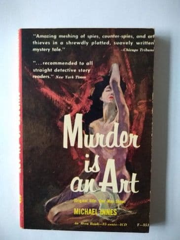 AVON MURDER IS AN ART by Michael Innes (No.T-351) (Paperback)