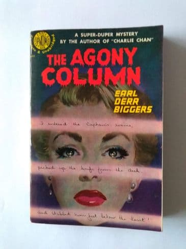 AVON THE AGONY COLUMN by Earl Derr Biggers (No.337) (Paperback)