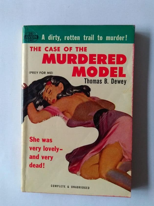 AVON THE CASE OF THE MURDERED MODEL by Thomas B Dewey (No.787) (Paperback)