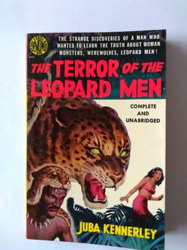 AVON  THE TERROR OF THE LEOPARD MEN by Juba Kennerley (No.339)  (Paperback)