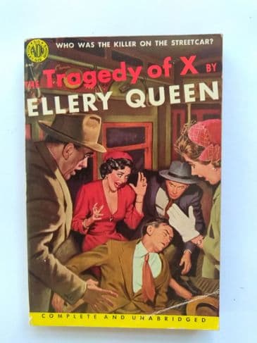 AVON THE TRAGEDY OF X by Ellery Queen (No.425)(Paperback)