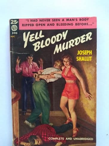 AVON YELL BLOODY MURDER by Joseph Shallit (No.490 ) ( ) (Paperback)