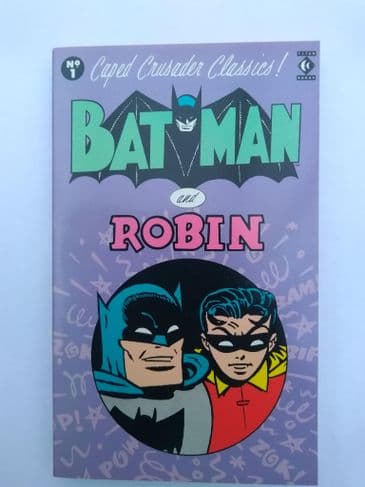 BATMAN & ROBIN CREATED by Bob Kane (No.1) (INC PRESS RELEASE) (Paperback)