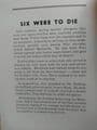 BLACK CAT: 6 WERE TO DIE by Kirk Wales  (No.12 ) (Paperback)