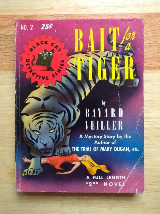 BLACK CAT: BAIT FOR A TIGER by Bayard Veiller (No.2 ) (Paperback)