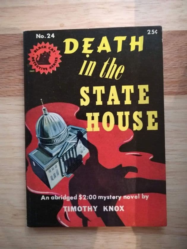 BLACK CAT: DEATH IN THE STATE HOUSE by Timothy Knox  (No.24 )   (Paperback)
