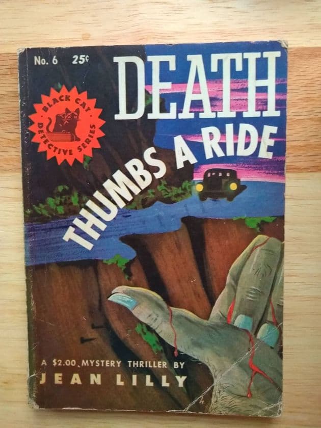 BLACK CAT: DEATH THUMBS A RIDE by Jean Lilly  (No.6 )  (Paperback)