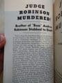 BLACK CAT: JUDGE Robinson MURDERED! by R.L Goldman  (No.23 ) (Paperback)