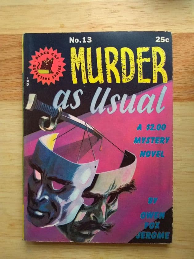 BLACK CAT: MURDER AS USUAL by Owen Fox Jerome (No.13 ) (Paperback)