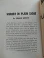 BLACK CAT: MURDER IN PLAIN SIGHT by Gerald Brown  (No.20 ) (Paperback)