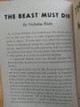 BLACK CAT: THE BEAST MUST DIE by Nicholas Blake  (No.7 ) (Paperback)