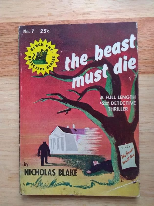 BLACK CAT: THE BEAST MUST DIE by Nicholas Blake  (No.7 ) (Paperback)