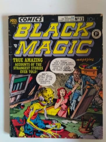 BLACK MAGIC COMICS (British Edition ) NO 12 1952