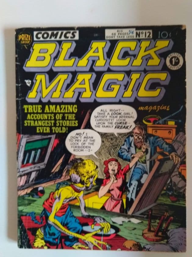 BLACK MAGIC COMICS (British Edition ) NO 12 1952