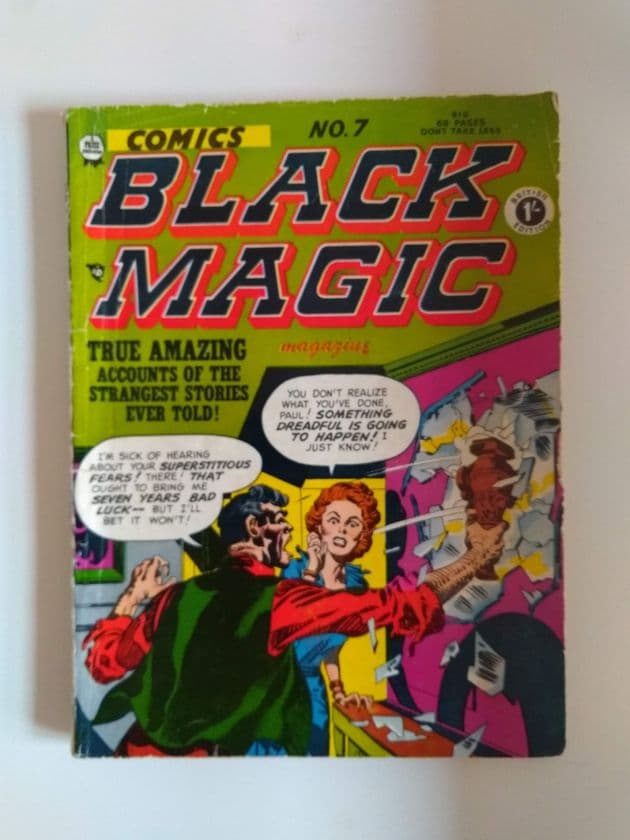 BLACK MAGIC COMICS (British Edition ) NO 7  1952