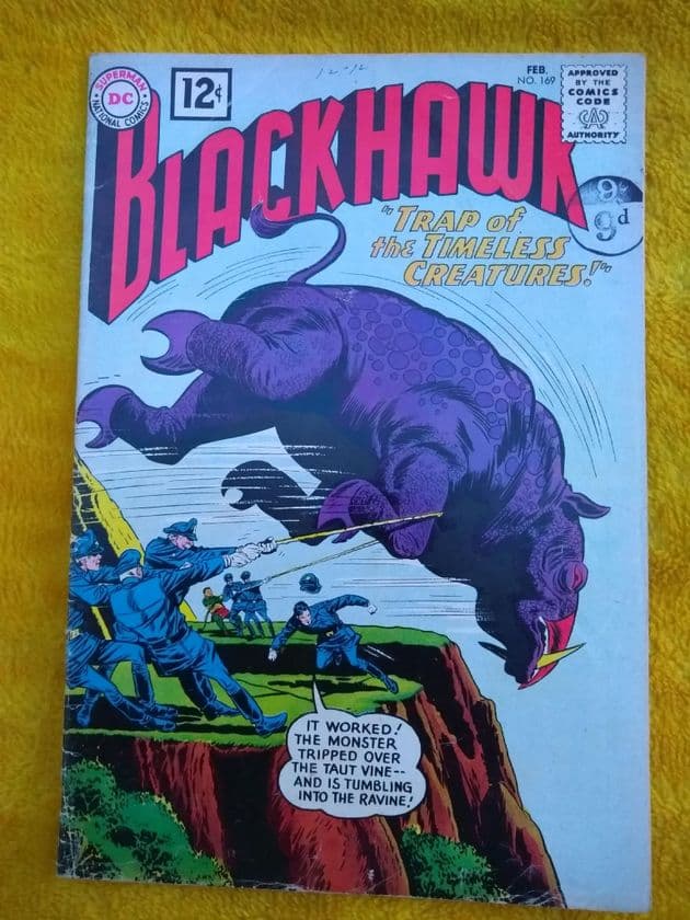 BLACKHAWK NO 169 FEB 1962.