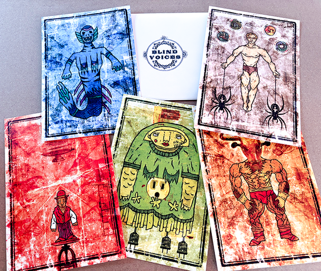 Blind Voices [postcards] by Tom Reamy