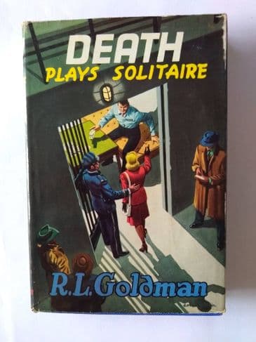 Boardman Books: DEATH PLAYS SOLITAIRE by R.L.GOLDMAN (Hardcover)