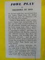 Boardman Books Fowl Play (Paperback) by Theodora Du Bois.