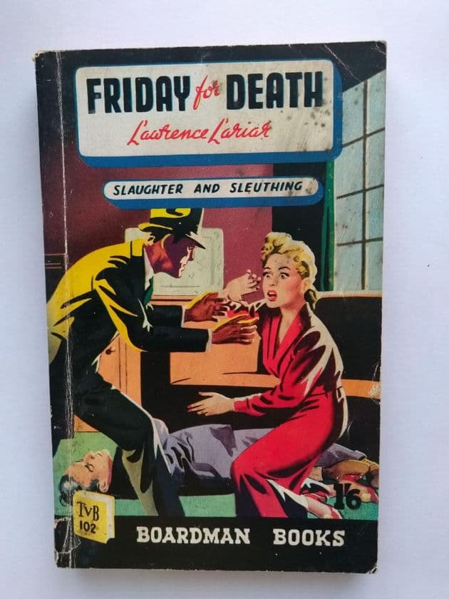 Boardman Books: FRIDAY FOR DEATH by Lawrence Lariar (No.102) (Paperback)