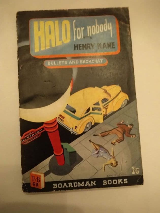 Boardman Books:  HALO FOR NOBODY by Henry Kane (No.63) (Paperback)