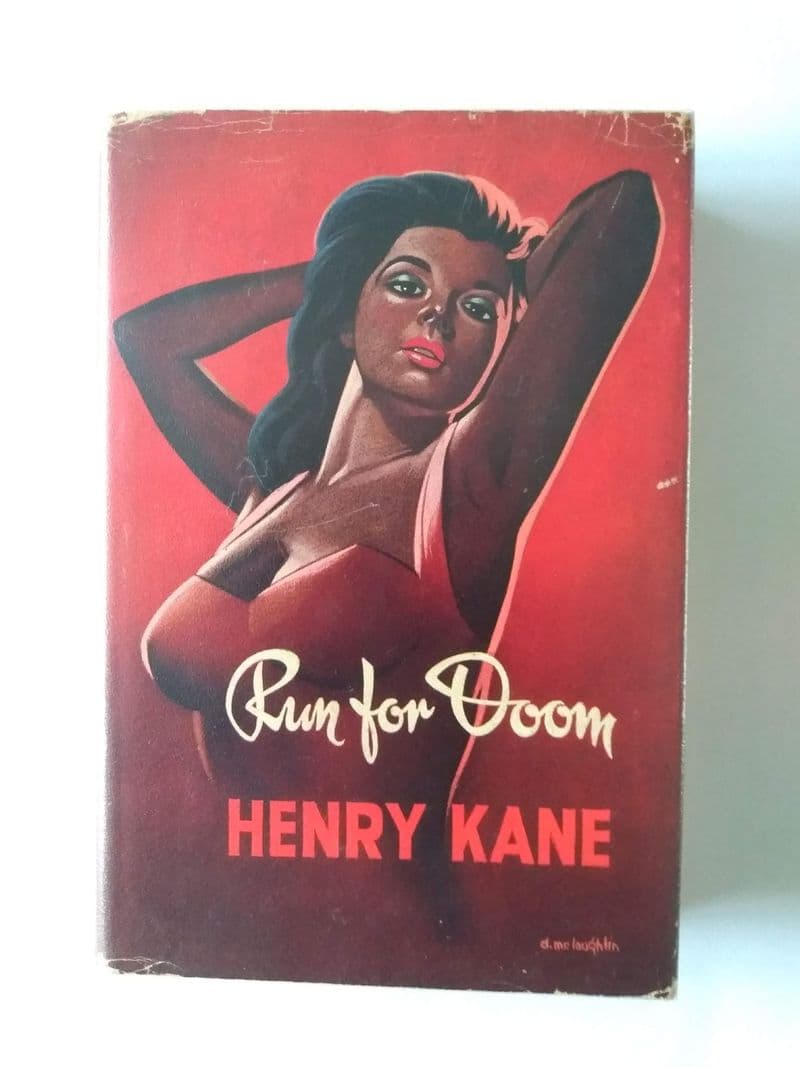 BOARDMAN  BOOKS:  RUN FOR DOOM BY HENRY KANE (NO 302) (HARDBACK)