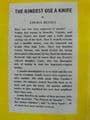 Boardman Books The Kindest use a knife (Paperback) by Louisa Revell.