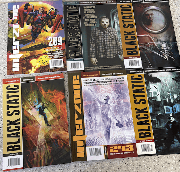 BUNDLE 2 - Black Static & Interzone  Magazine (6 issues)