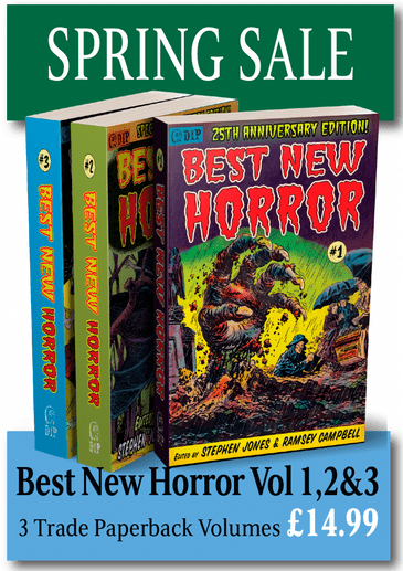 BUNDLE - Best New Horror #1, #2 & #3 (3 Anthologies) edited by Stephen Jones