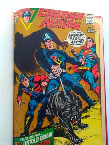 CAPTAIN ACTION NOS 1-5 BOUND (Hardcover)