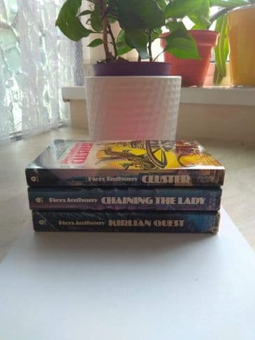 CLUSTER TRILOGY BY PIERS ANTHONY. (3 BOOK SET) (PAPERBACK)