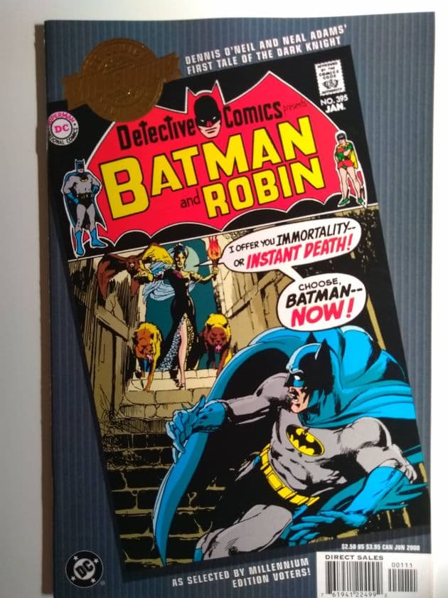 D C COMICS MILLENNIUM EDITIONS DETECTIVE COMICS NO 395 JAN 1970